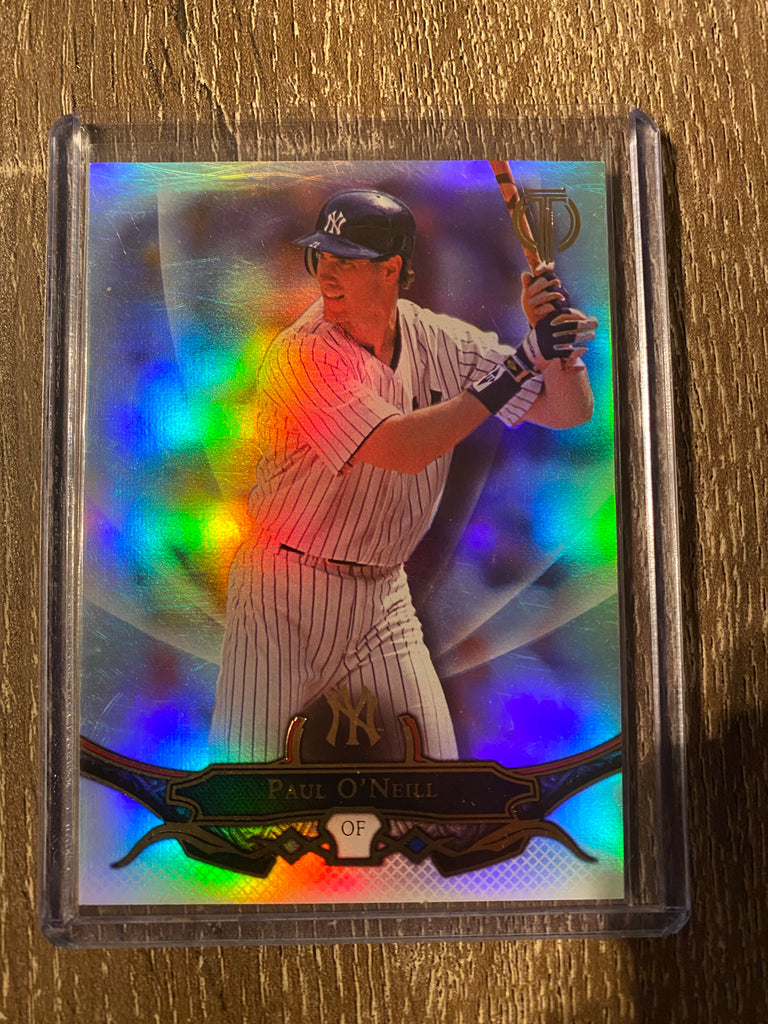 Paul O'Neill baseball card refractor (New York Yankees) 2016 Topps Tribute  #77