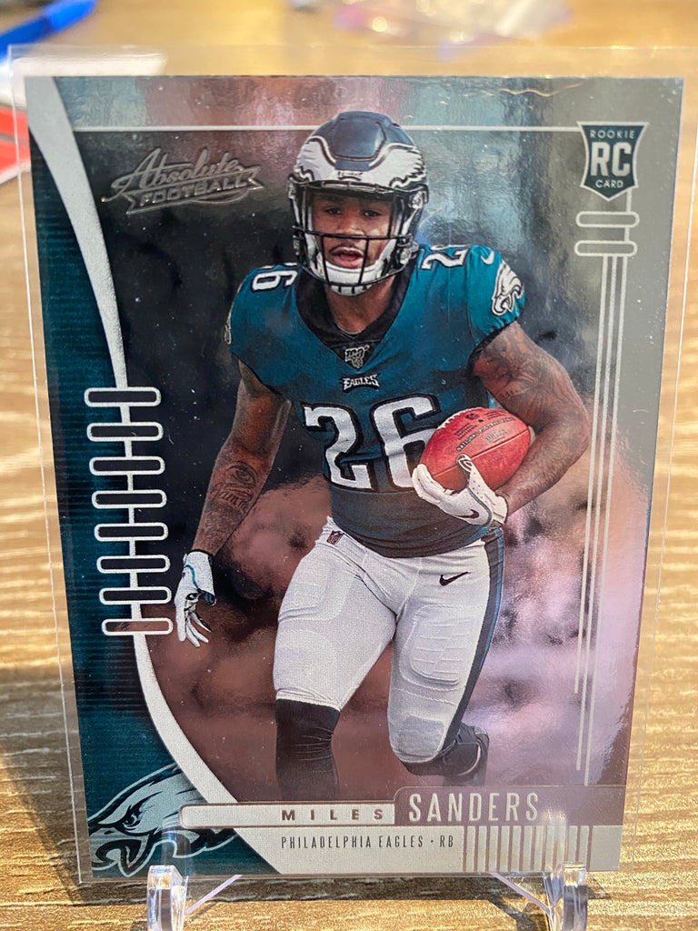 MILES SANDERS 2019 Panini ABSOLUTE RC Rookie Card #130 Philadelphia Eagles