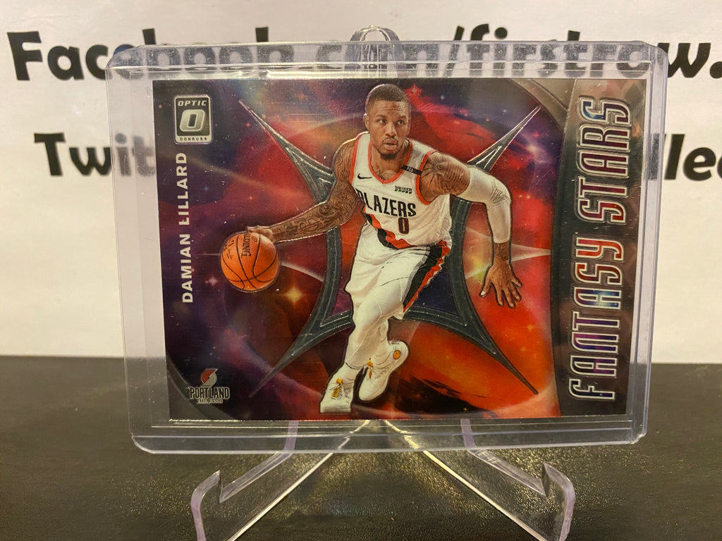 Damian Lillard 2019-20 Panini Donruss Optic Basketball Fantasy Stars I