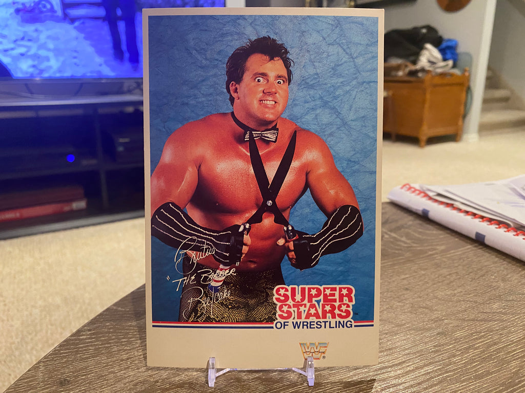 1989 WWF BRUTUS THE BARBER BEEFCAKE Superstars Of Wrestling Post