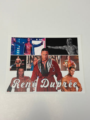 Rene Dupree signed WWE Wrestling 8x10 Photo