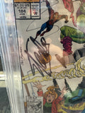 Spectacular Spider-Man #184 signed by Stan Lee CBCS 7.0