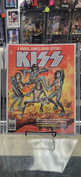 1977 KISS MARVEL COMICS SUPER SPECIAL #1 PRINTED IN REAL KISS BLOOD With Poster