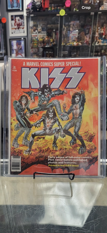 1977 KISS MARVEL COMICS SUPER SPECIAL #1 PRINTED IN REAL KISS BLOOD With Poster