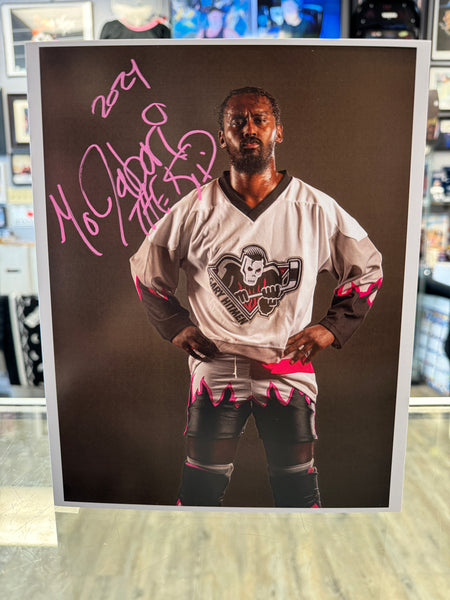 Mo Jabari signed 8x10 Wrestling Photo