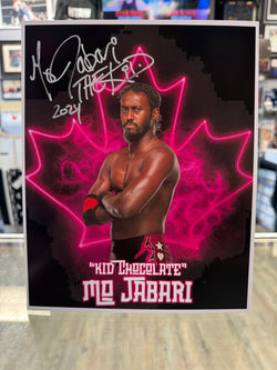 Mo Jabari signed 8x10 Wrestling Photo