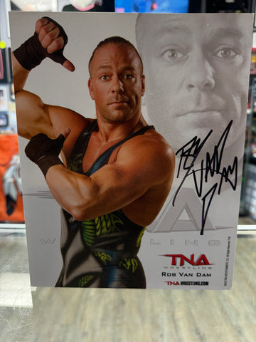 Rob Van Dam signed TNA Wrestling 8x10 Photo