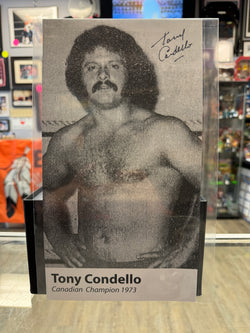 Tony Condello signed Canadian Wrestling 11x6 Photo