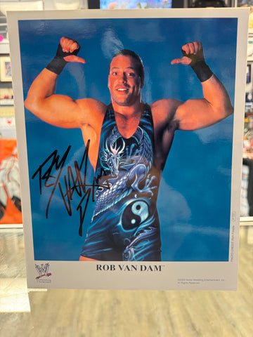 Rob Van Dam signed WWE Wrestling 8x10 Photo