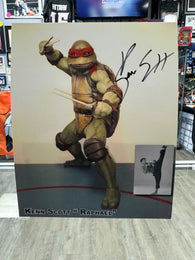 Kenn Scott signed Teenage Mutant Ninja Turtles TMNT Raphael 8x10 Photo