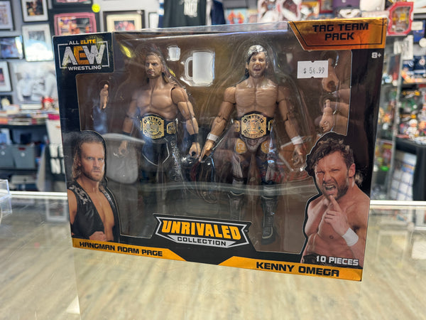 AEW Unrivaled Collection Tag Team Pack - Kenny Omega and Hangman Adam Page