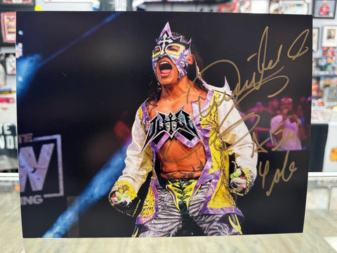 Juventud Guerrera signed 8x10 AEW Wrestling Photo