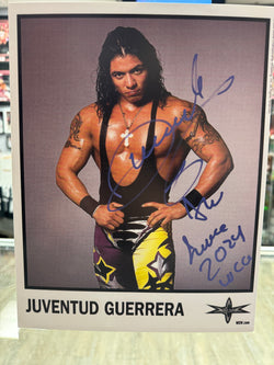 Juventud Guerrera signed WCW 8x10 Wrestling Photo