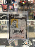 Chris Jericho signed 2021 AEW Upper Deck Wrestling Card