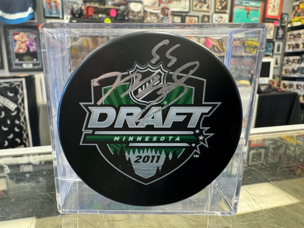 Mark Scheifele signed 2011 NHL Draft Puck Winnipeg Jets