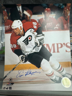 Eric Lindros signed Philadelphia Flyers 8x10 Photo Ltd /88