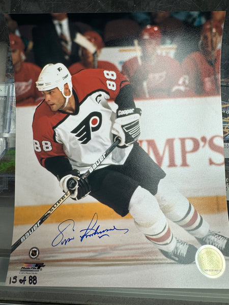 Eric Lindros signed Philadelphia Flyers 8x10 Photo Ltd /88