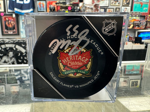 Mark Scheifele signed Winnipeg Jets 2019 Heritage Classic Puck