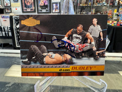 D-Von Dudley signed WWE Wrestling Card