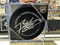 Brad Lambert signed Winnipeg Jets Hockey Puck