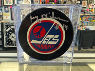 Ulf Nilsson signed Winnipeg Jets Hockey Puck