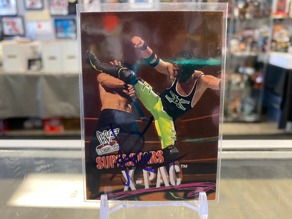 X-Pac signed WWE Wrestling Card – First Row Collectibles