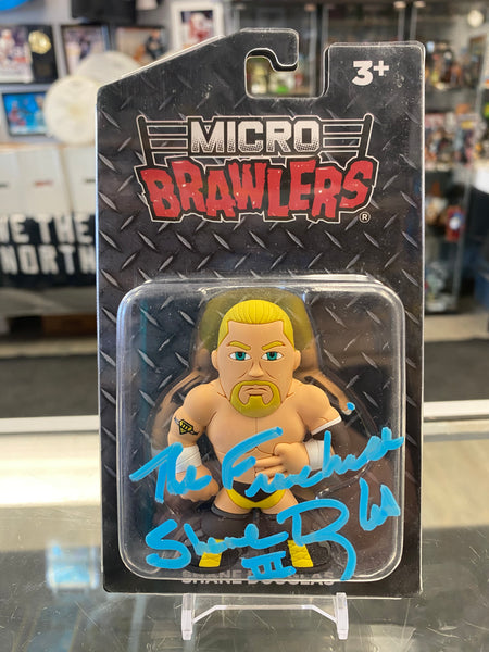 The Franchise Shane Douglas signed Micro Brawler – First Row Collectibles