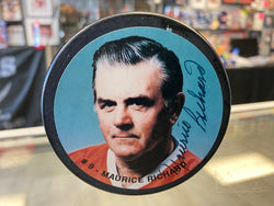 Maurice Rocket Richard signed Hockey Puck Montreal Canadiens