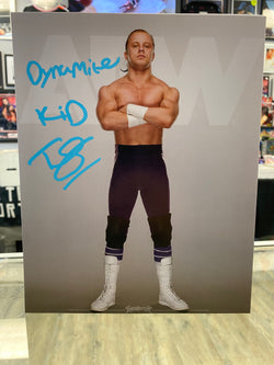 Dynamite Kid Tommy Billington signed AEW Wrestling 8x10 Photo