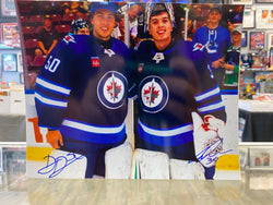 Dominic DiVincentiis & Thomas Milic signed Winnipeg Jets 8x10 Photo