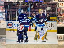 Dominic DiVincentiis & Thomas Milic signed Winnipeg Jets 8x10 Photo