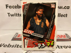 Mankind 2021 WWE Slam Attax Raw Heroes Card #231