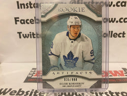 Egor Korshkov 2020-21 Upper Deck Artifacts Rookie #168 /999 Toronto RC