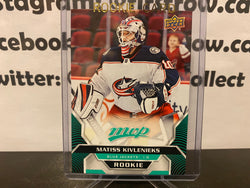 Matiss Kivlenieks 2020-21 Upper Deck MVP Hockey #242 Rookie SP RC