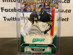 Jonas Johansson 2020-21 Upper Deck MVP Rookie #238 RC