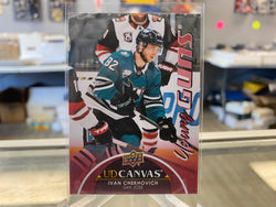 Ivan Chekhovich 21/22 Canvas Upper Deck Young Guns #C118 San Jose Sharks