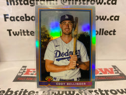 Cody Bellinger #91B-CB - 2021 Bowman Chrome - 91 Throwback - LA Dodgers