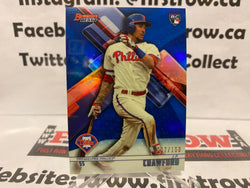 2018 Bowman's Best J.P. Crawford Blue Refractor Rookie /150 Phillies