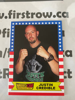 Justin Credible 2019 WrestleCade Weekend Card