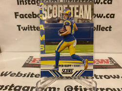 Cooper Kupp Score Team 2021 Panini Score Football NFL Card No. ST15