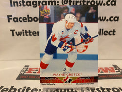 Wayne Gretzky 2021-22 Upper Deck Tim Hortons Team Canada Canvas CM-15