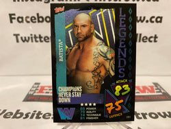 2021 Topps WWE Slam Attax Legends Batista #291