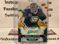 Michael DiPietro 2020-21 MVP Hockey Rookie High Number SP #221 Vancouver Canucks