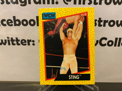 Sting 1991 WCW Impel Card #9