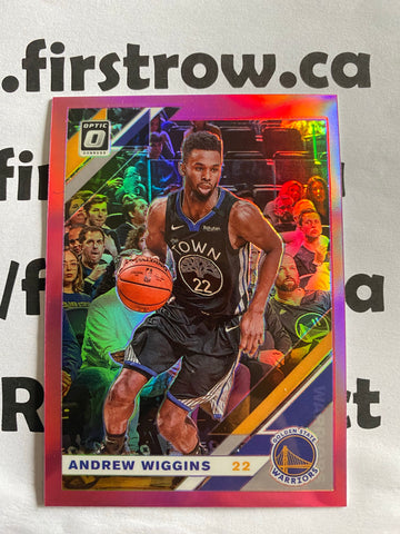 Andrew Wiggins 2019-20 Donruss Optic #111 HYPER PINK PRIZM