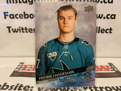 2020-21 Fredrik Handemark Upper Deck Extended Young Guns RC Hockey Card #711