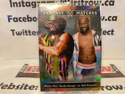 RANDY SAVAGE & KOFI KINGSTON "FANTASY MATCHES FM21" TOPPS WWE CHROME 2020