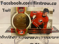 Jonathan Toews 2021-22 Upper Deck Tim Hortons Team Canada Championship Medals M-10