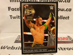 John Cena #36 WWE Road To Wrestlemania 2015 Topps Trading Card