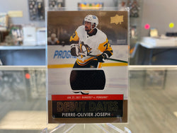 2021-22 Upper Deck Debut Dates Gold Jersey #DD-10 Pierre-Olivier Joseph